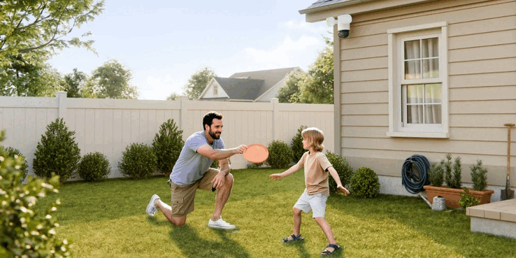 La cámara de seguridad TrackFlex tiene un diseño de doble lente 2 en 1 (Fuente de la imagen: Reolink)