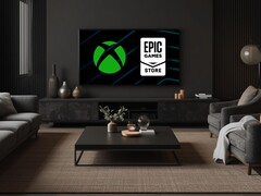 Xbox y Epic Games Store vistos en la sala de estar