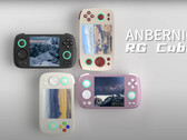 Anbernic ha mostrado ahora el RG Cube en una opción de color negro. (Fuente de la imagen: Anbernic)