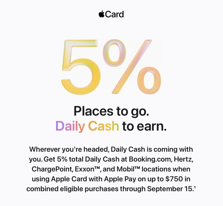 La oferta es válida hasta el 15 de septiembre.