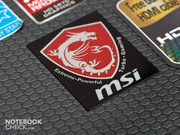 La serie para juegos de MSI tiene su propio logotipo.