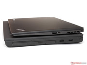Comparación de tamaño con el ThinkPad X1 Carbon.