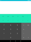 Calculadora en "Material Design"