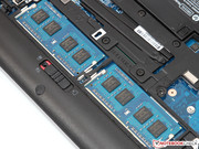 Sendas ranuras de RAM llevan 4 GB cada una.
