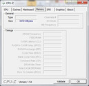 Información del sistema: CPUZ RAM
