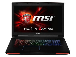 MSI GT72. Modelo de pruebas cortesía de MSI Alemania.