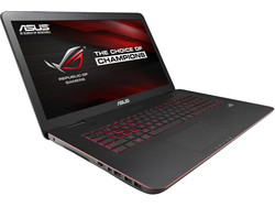 Asus G771JM. Modelo de pruebas cortesía de  Notebooksbilliger.de