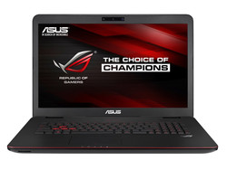 Asus GL771JW-T7082H. Modelo de pruebas cortesía de Notebooksbilliger.de