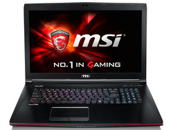 MSI GE72-2QDi716H11. Modelo de pruebas cortesía de Cyberport.de