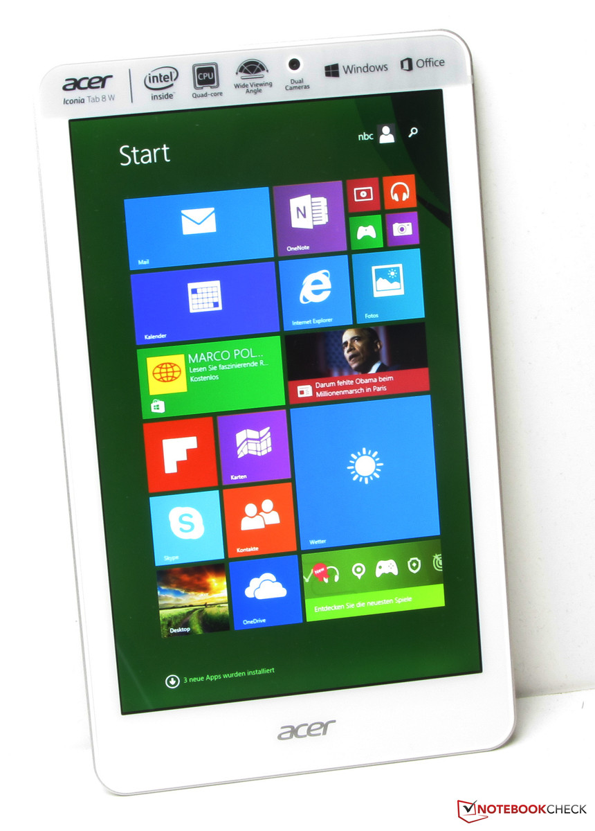Breve anÃ¡lisis del Tablet Acer Iconia Tab 8 W W1-810-16HN