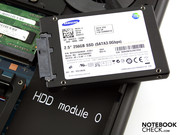 El SSD Samsung es en parte responsable de la formidable velocidad de nuestro dispositivo de pruebas.