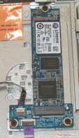 El portátil va equipado con un SSD en formato M.2.