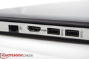 The S551LB solo presenta 2 puertos USB de alta velocidad