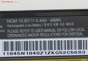 ...y ofrece una capacidad de 48 Wh.