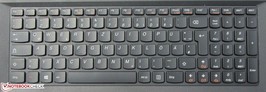 El típico teclado Lenovo AccuType.