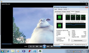 Big Buck Bunny 720p mp4 fluida CPU 70-95%