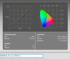 Resultado de calibración con el i1 Display2