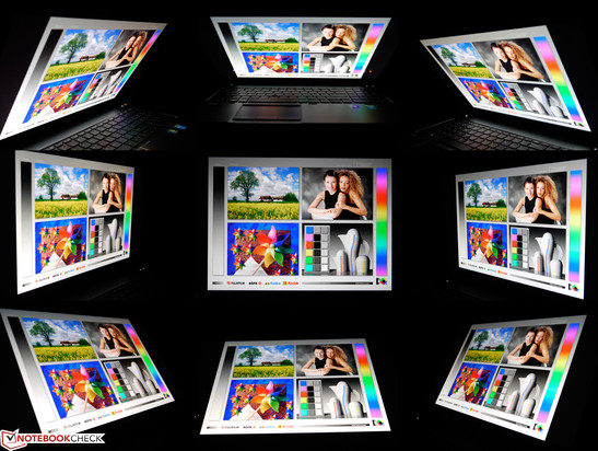 Ángulos de visión HP ZBook 17 con display Dreamcolor