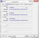información del sistema CPUZ Cache