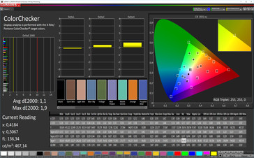 ColorChecker  (sRGB, True Tone: apagado)