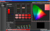 CalMan saturación de color, modo: fotografía profesional