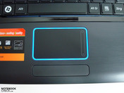 Touchpad con marco sumamente iluminado