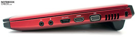 Derecha: Audio, eSATA/USB 2.0, HDMI, VGA