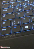 Teclado iluminado.