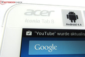 Placa: Este tablet se llama Acer Iconia Tab 8.