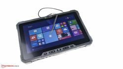 Dell Latitude 12 Rugged Tab. Modelo de pruebas cortesía de Dell Alemania