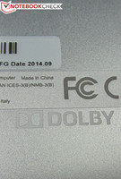 Acer ha dotado al Iconia Tab 10 de un sistema de sonido Dolby.