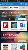 …apps hechas especialmente para smartphones Galaxy.