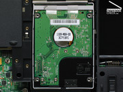 La capacidad del disco duro de 80 GB no es realmente muy amplia. Otro dispositivo de almacenamiento masivo que proporciona el Extensa 5220 es una unidad optica.