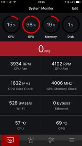 MSI Dragon Dashboard, System Monitor