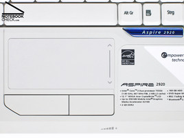 Acer Aspire 2920 Touch pad