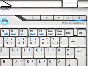 El panel de control de Acer Aspire 2920 ofrece várias claves rapidas,...