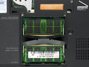 El Vaio VGN-SZ71WN/C soporta hasta 4 GB de RAM. Ambas ranuras de memoria estaban ocupadas, con lo que en el portatil analizado había disponibles 2 GB.