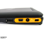 El AC100 puede ser conectado a un PC como una memoria de almacenamiento masivo externa vía el mini USB.