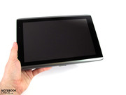 Como con la mayoría de otras tablets, los usuarios tendrán que acostumbrarse a la superficie reflectante del display.