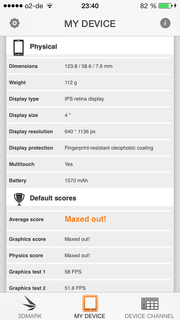 Resultados similares, diferente prueba: 3DMark Ice Storm test.