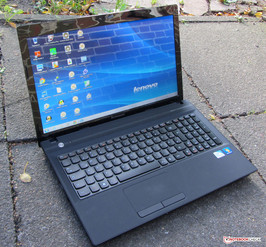 El IdeaPad N581 en exteriores