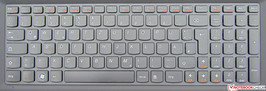 El teclado permite un mecanografiado agradable