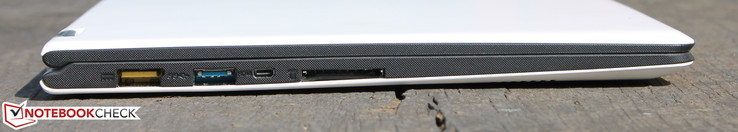 Conector de corriente, USB 2.0, USB 3.0, Micro-HDMI, lector de tarjetas