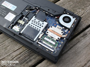 Los interiores del Lenovo G560 no son particularmente excitantes.