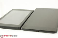 Kindle Fire HD 6 (izquierda) vs. Nexus 7 2013 (derecha)