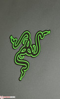 El logo Razer se ilumina en verde al encenderlo