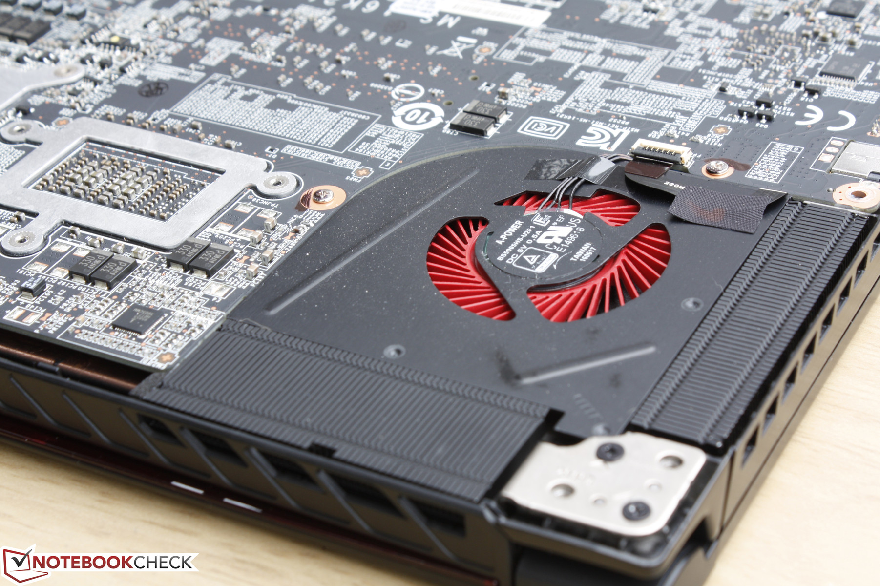 LPUK Ventola GPU Di Ricambio Per MSI GS73VR Stealth Pro 6RF (MS-17B1) – Raffreddamento A 5V 0.5A Con Connettore 4 Pin