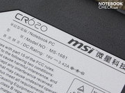 La máquina de 15.6 pulgadas se llama MSI CR620-i3525FD.