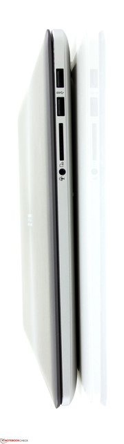 Asus Zenbook NX500JK-DR018H: Visto desde el lado derecho.