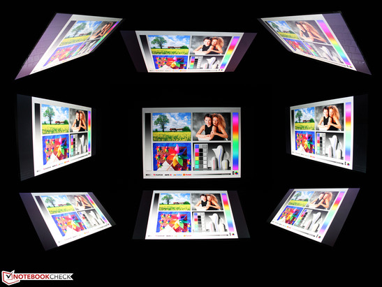 Ángulos de visión Zenbook NX500JK-DR018H con panel 4K LQ156D1JX02 (táctil, lustroso, IPS)